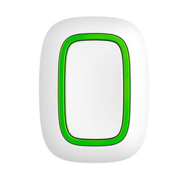 Бездротова тривожна кнопка біла Ajax Button white EU
