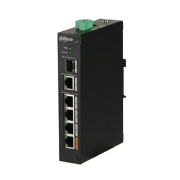 Комутатор 4 порти некерований Dahua DH-PFS3106-4ET-60 POE