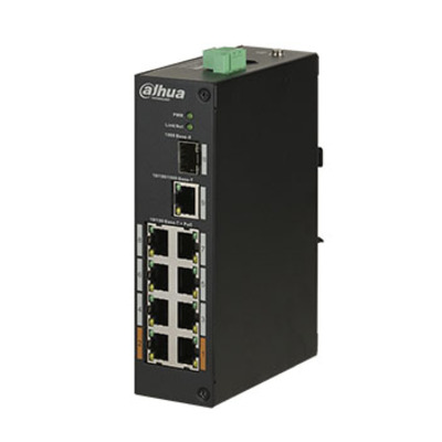 Комутатор 8 портів некерований Dahua DH-PFS3110-8ET-POE