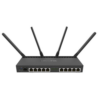 MikroTik RB4011iGS+5HacQ2HnD-IN Дводіапазонний Wi-Fi роутер з SFP