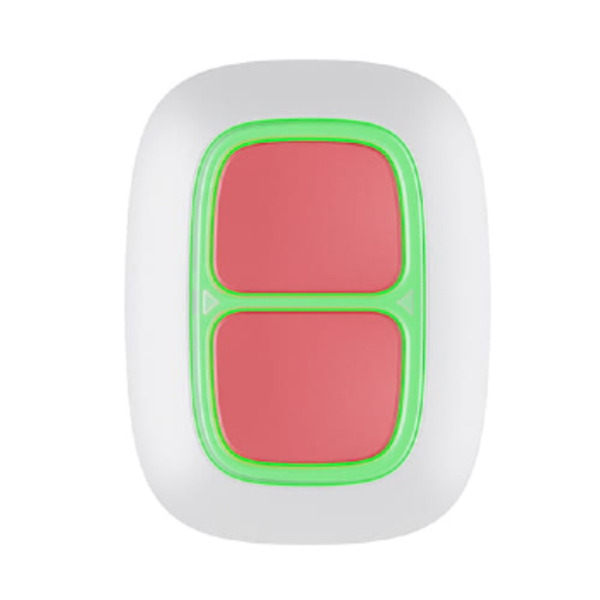 Тривожна кнопка Ajax DoubleButton white EU