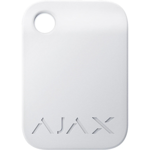 Безконтактний брелок управління Ajax Tag white RFID (3pcs)