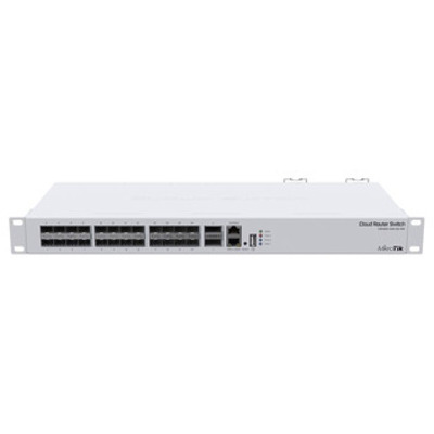 Комутатор 24 порти керований MikroTik CRS326-24S+2Q+RM