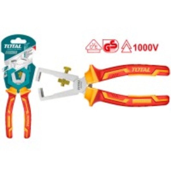 Кусачки TOTAL THTIP2661 для зачистки проводу, 160мм, 1000В
