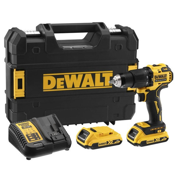 Дрель-шуруповерт аккумуляторная бесщёточная ударная DeWALT DCD709D2T