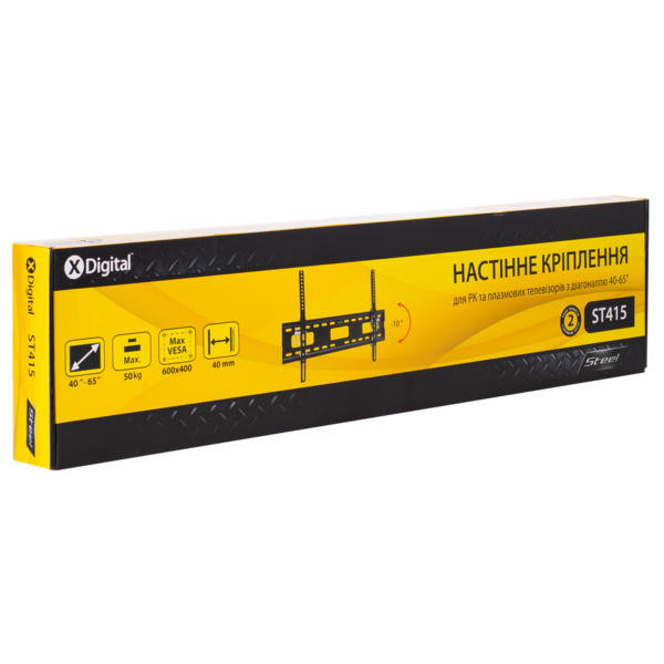 Кронштейн X-Digital Steel ST415 Black (VESA600х400)