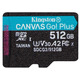 Карта памяти MicroSDXC 512GB UHS-I/U3 Class 10 Kingston Canvas Go! Plus R170/W90MB/s + SD-адаптер (SDCG3/512GB)