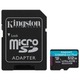Карта памяти MicroSDXC 512GB UHS-I/U3 Class 10 Kingston Canvas Go! Plus R170/W90MB/s + SD-адаптер (SDCG3/512GB)