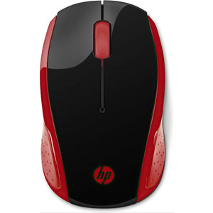 HP Мышь 200 WL Red