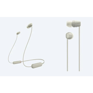 Sony Наушники WI-C100 In-ear IPX4 Wireless Biege