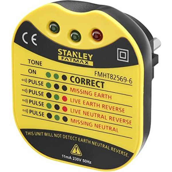Тестер розеток настенный STANLEY FMHT82569-6