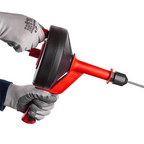 Інструмент для чищення труб, трос 4мм*6м, кручений загострений накінечник INTERTOOL HP-1010