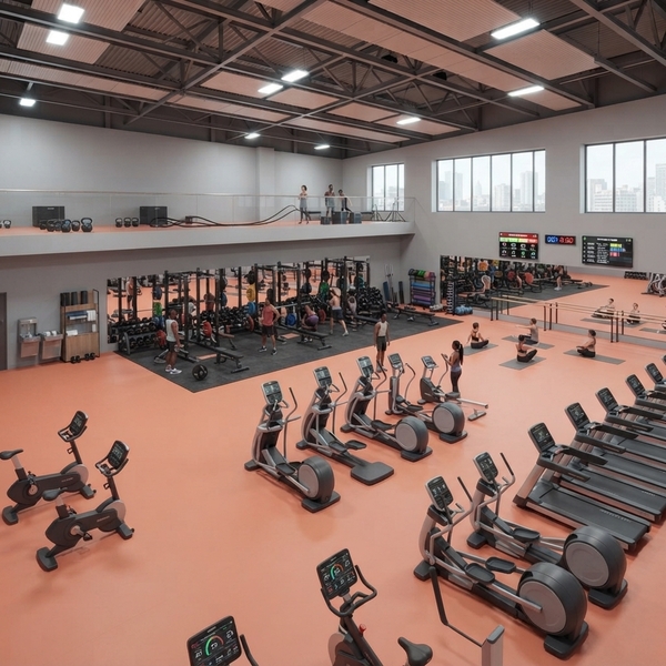 Спортивный Линолеум Tarkett Omnisports V65 - orange (2m)