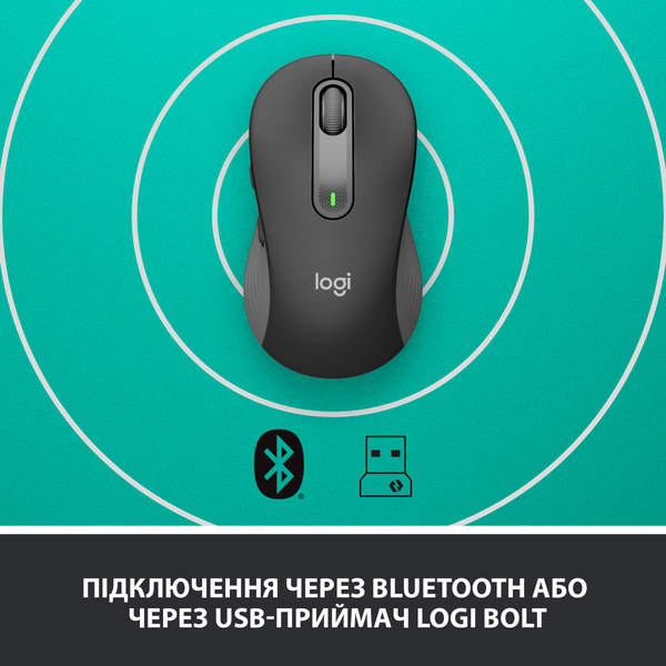 Миша Logitech Signature M650 Graphite (910-006253)