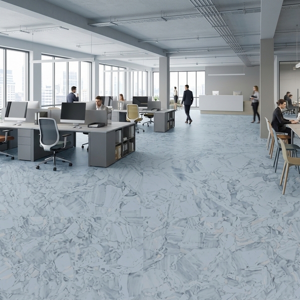Линолеум Tarkett iQ Megalit PASTEL BLUE 0616