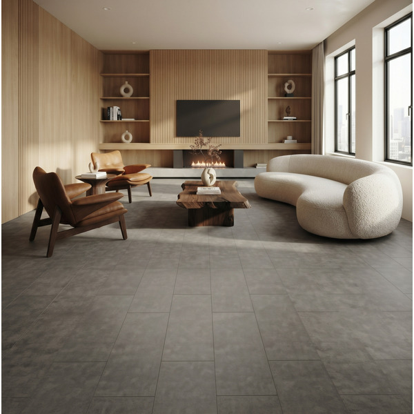 Плитка ПВХ Tarkett Art Vinyl ModulArt7 BETON GREY