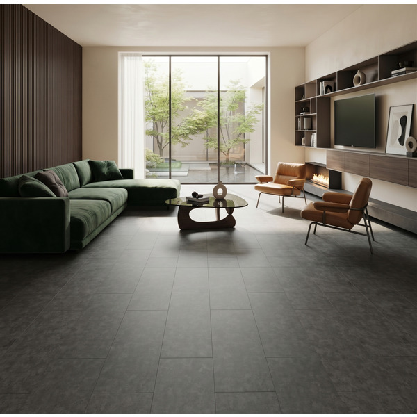 Плитка ПВХ Tarkett Art Vinyl ModulArt7 TEXTON DARK GREY