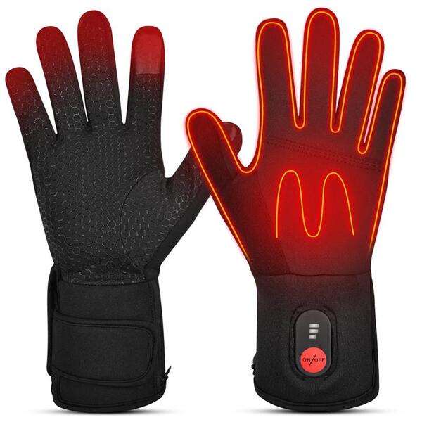 2E Tactical Перчатки с подогревом Touch Lite Black, размер XL/XXL