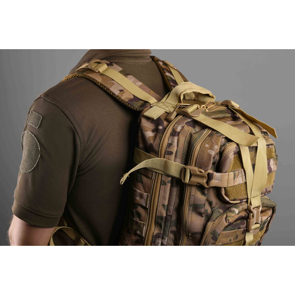 Тактичний рюкзак 25L, 2Е, камуфляж (2E-MILTACBKP-25L-MC)