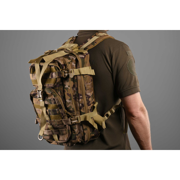 Тактичний рюкзак 25L, 2Е, камуфляж (2E-MILTACBKP-25L-MC)