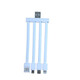Повербанк Bilitong S-13, Solar Charge, Cable Micro/iPhone/TypeC, 60000 mAh White