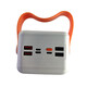 Повербанк Bilitong S-13, Solar Charge, Cable Micro/iPhone/TypeC, 60000 mAh White
