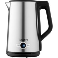 ARDESTO Электрочайник EKL-X52E/1.7 л/2200 Вт/двойные стенки/LED дисплей/7 темп. режима/Strix контроль/нержавеющая сталь