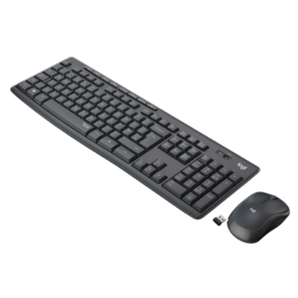 Комплект (клавiатура, миша) бездротовий Logitech MK295 Combo Black (920-009800)