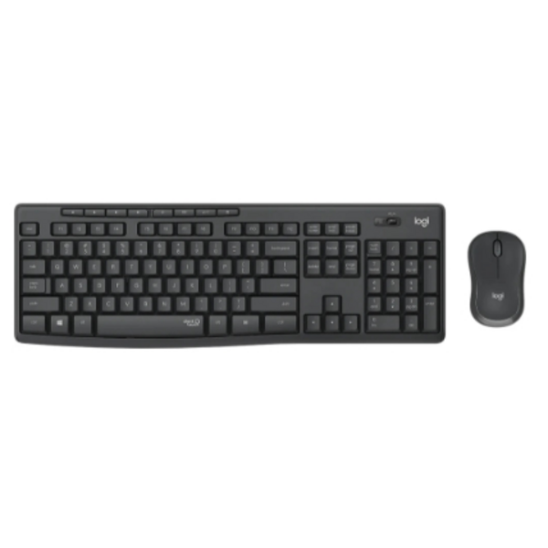 Комплект (клавiатура, миша) бездротовий Logitech MK295 Combo Black (920-009800)