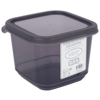 Контейнер пл. VIOLET HOUSE 0297 Transparent Black д/сипучих 0.5 л (0297 Transparent Black)