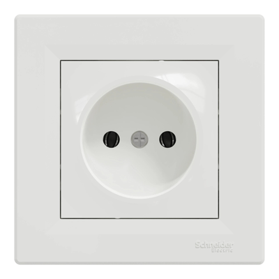 Schneider Electric ASFORA EPH3000121 Розетка одинарная без заземления