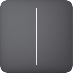 Кнопка двоклавішного вимикача Ajax SoloButton (2-gang) [55] graphite кнопка