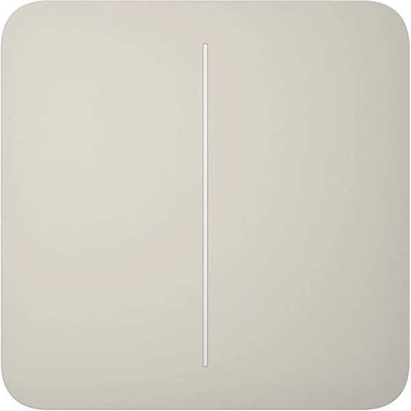 Кнопка двоклавішного вимикача Ajax SoloButton (2-gang) [55] oyster