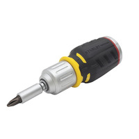 Отвертка - набор Stubby, реверсивная, с шестью сменными битами STANLEY FMHT0-62688