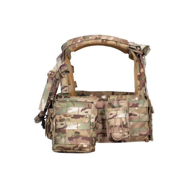 Плитоноска з підсумками Тип1, 2Е, Молле, камуфляж (2E-MILPLACARR1-MC)