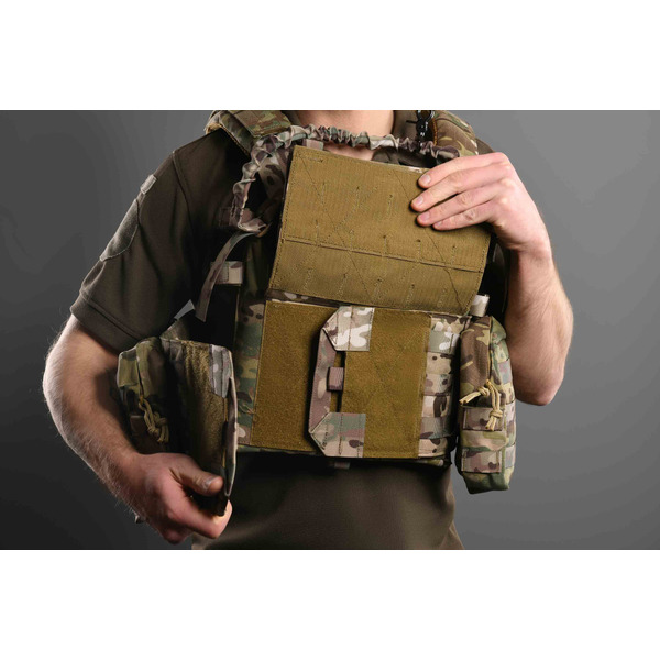 Плитоноска з підсумками Тип1, 2Е, Молле, камуфляж (2E-MILPLACARR1-MC)