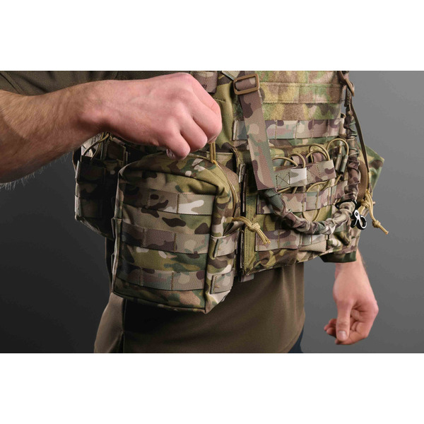 Плитоноска з підсумками Тип1, 2Е, Молле, камуфляж (2E-MILPLACARR1-MC)