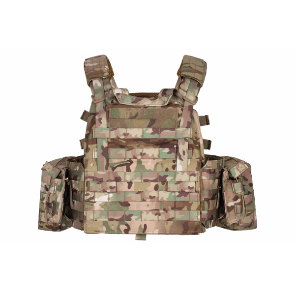 Плитоноска з підсумками Тип1, 2Е, Молле, камуфляж (2E-MILPLACARR1-MC)