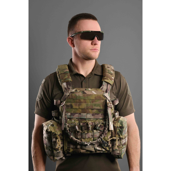 Плитоноска з підсумками Тип1, 2Е, Молле, камуфляж (2E-MILPLACARR1-MC)