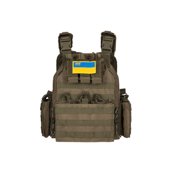 Плитоноска Assault Тип 4, 2Е, зелена (2E-MILPLACARTYPE4-YA-OG)