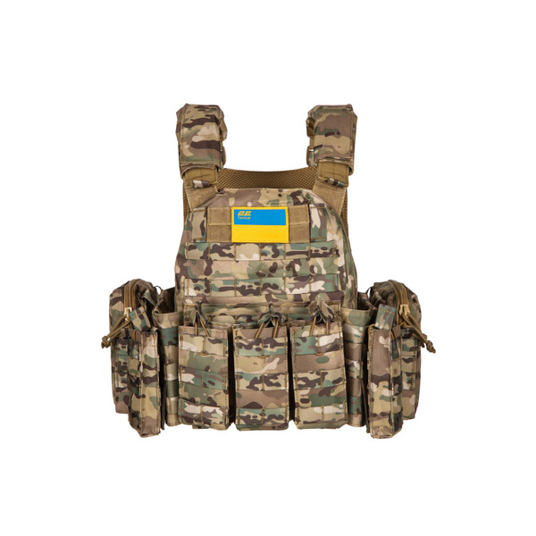 Плитоноска Тип 5 з боковим захистом, 2Е, камуфляж (2E-MILPLACARTYPE5-Y2-CC)
