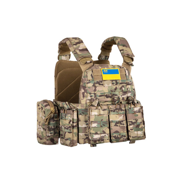 Плитоноска Тип 5 з боковим захистом, 2Е, камуфляж (2E-MILPLACARTYPE5-Y2-CC)