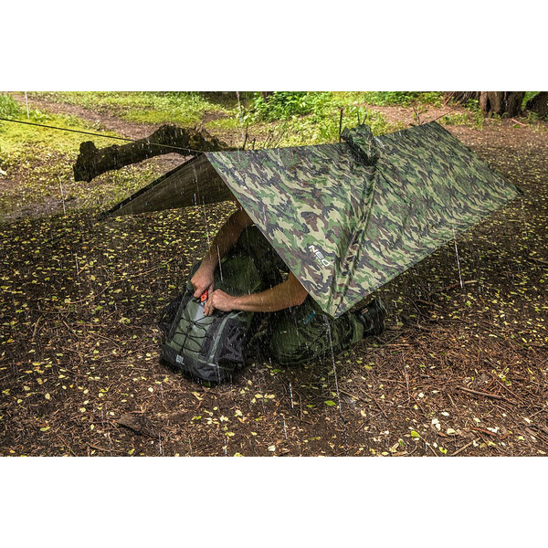 Дощовик тент Neo Tools CAMO, 3в1, поліестер 210D