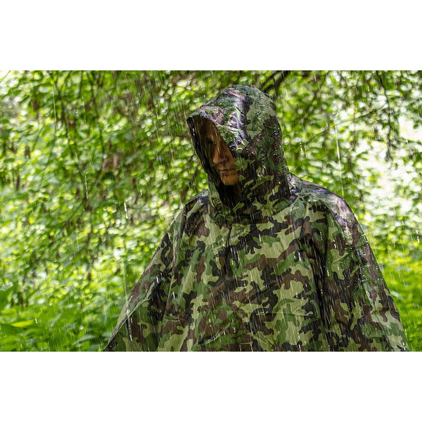 Дощовик тент Neo Tools CAMO, 3в1, поліестер 210D