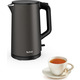 Электрочайник Tefal, 1,5л, металл, матовый, 2000 Вт, черний