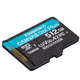 Карта памяти MicroSDXC 512GB UHS-I/U3 Class 10 Kingston Canvas Go! Plus R170/W90MB/s (SDCG3/512GBSP)