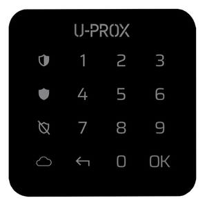 Бездротова сенсорна клавіатура для однієї групи U-Prox Keypad G1 Black
