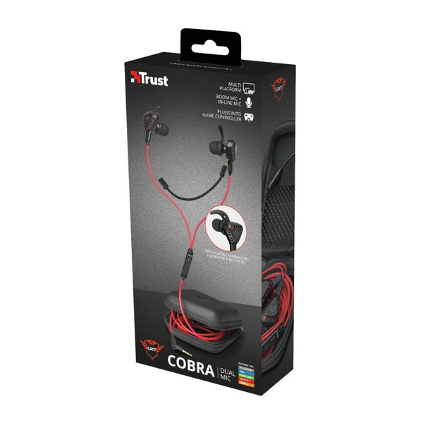 Наушники Trust GXT 408 Cobra Multiplatform 3.5mm Red (23029_TRUST)