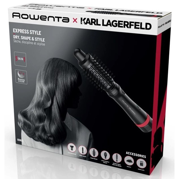 Фен-щетка Rowenta CF635LF0 Karl Lagerfeld Express Style