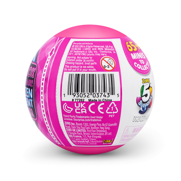 Ігровий набір ZURU MINI BRANDS FOODIE Фігурки-сюрприз в шарі 5 шт. в асортименті